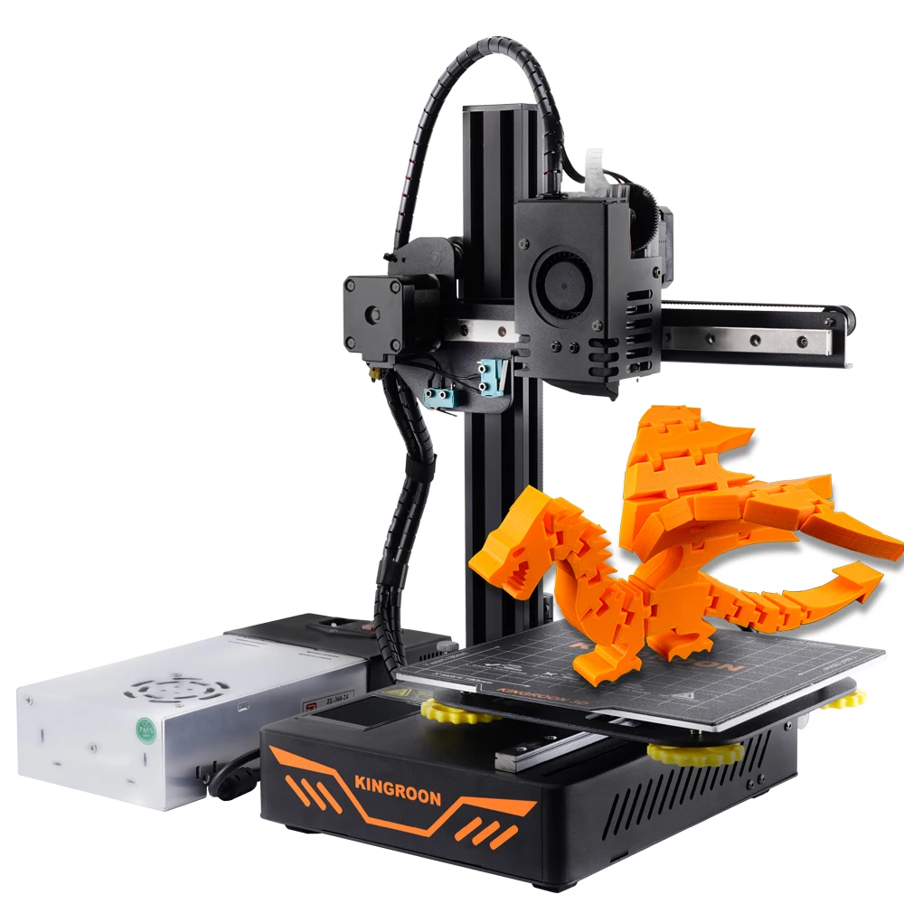 Высокое качество Kingroon 3D принтер ультра-тихий драйвер TFT сенсорный экран 3d печать с