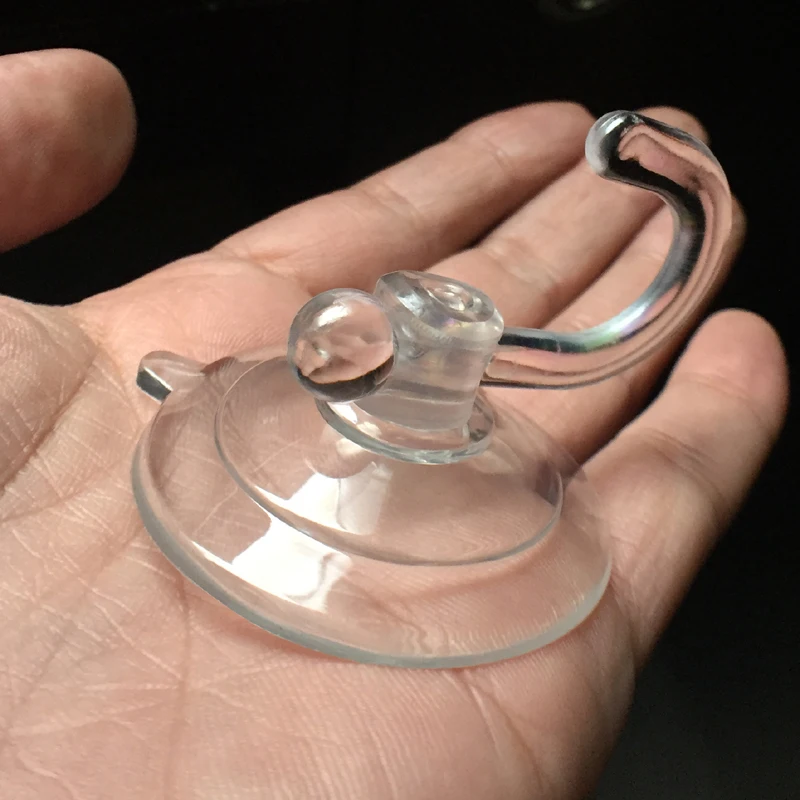 Promotion Discount best seller 45mm medium pvc clear suction cup with clear plastic hook