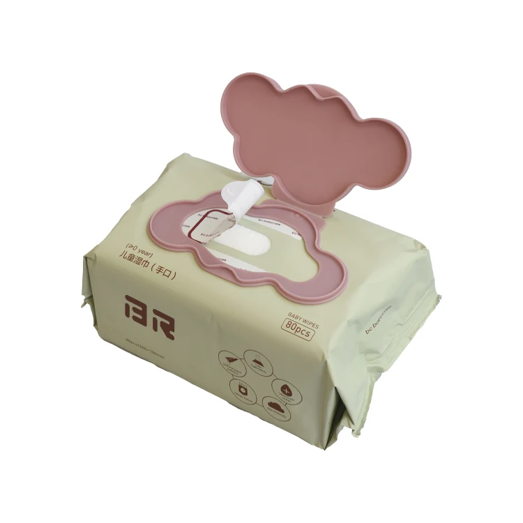 OEM Wholesale Baby Wet Wipes Organic natural Fragrance Free Baby Wipes with Lid