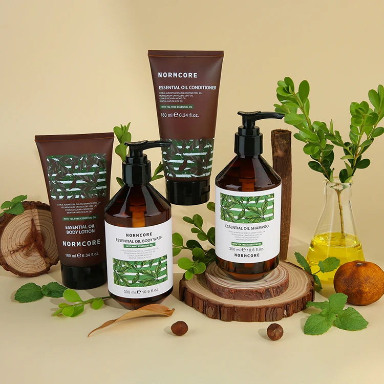 GRS Certified Recycled Private Label Natural Organic Vegan Lavender Body Wash Vitamin C Shower Gel and Lotion