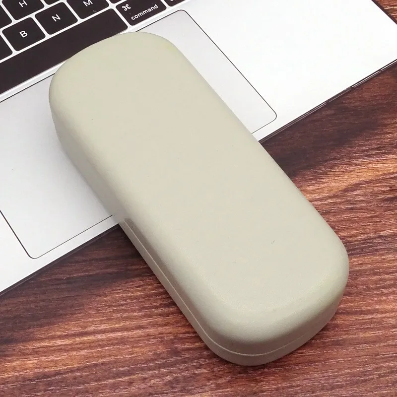 PU Leather Optical Eyeglass Packing Cases for Reading Glasses Metal Hardcase Bag Custom Logo Eyewear Glasses Cover Storage Box