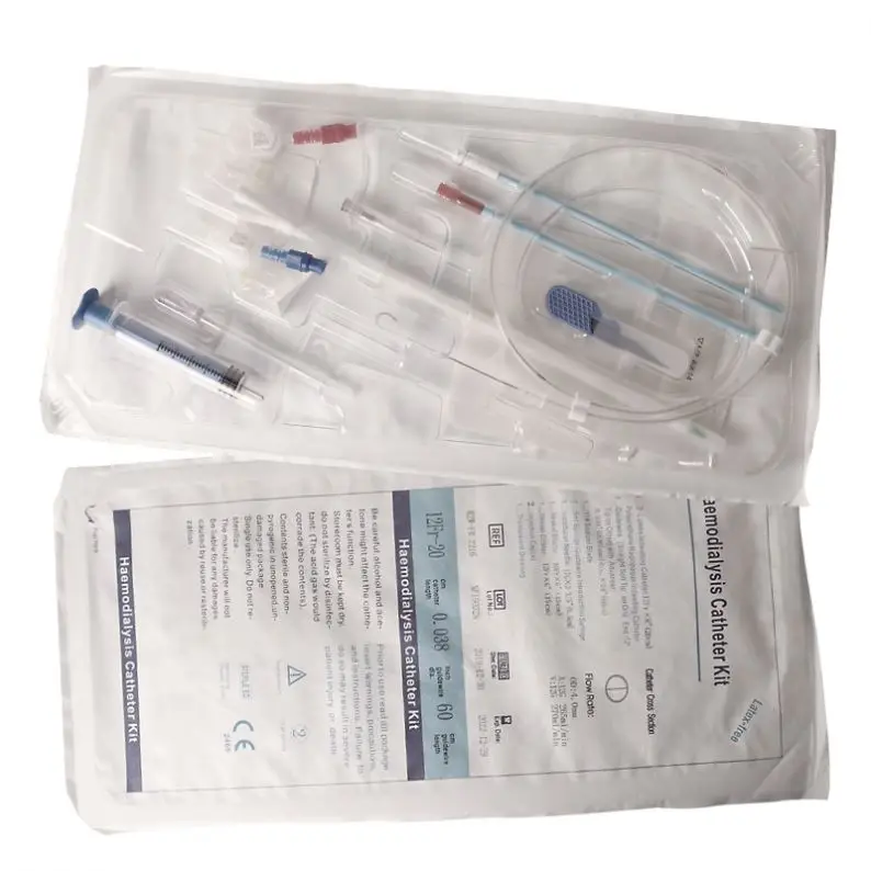 Medical Blood Purification Product 12fr Double Lumen Hemodialysis Catheter