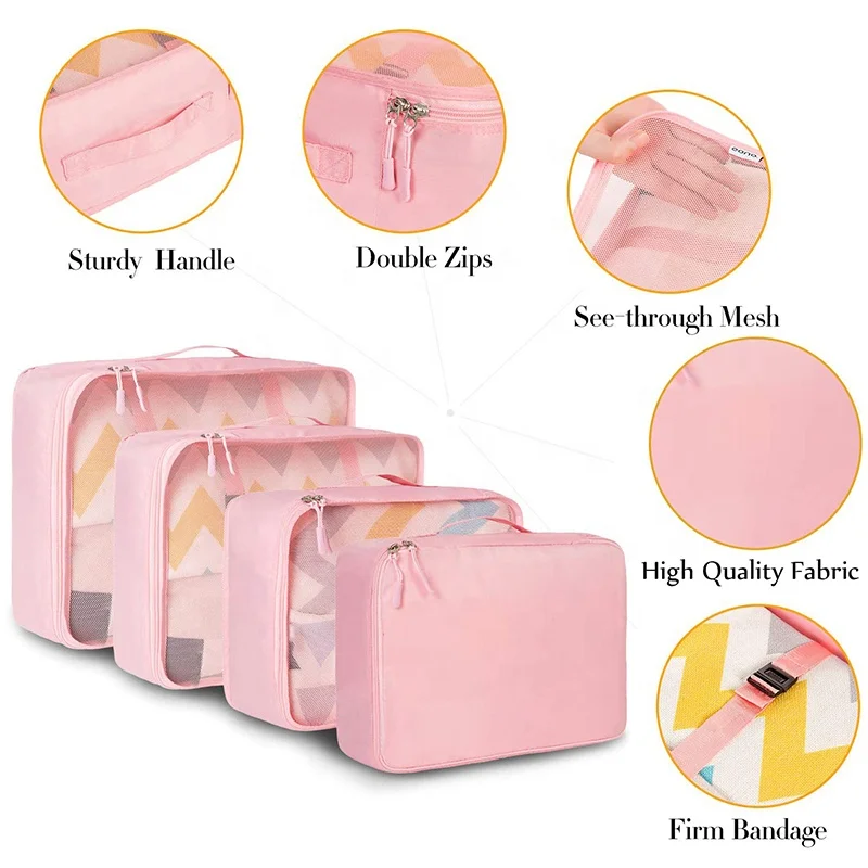 Manufacturers Custom Logo Size Multi Purpose Garment Duffle Packing Storage And Shoe Bag Kit Luggage Travel Organiser Bag Set