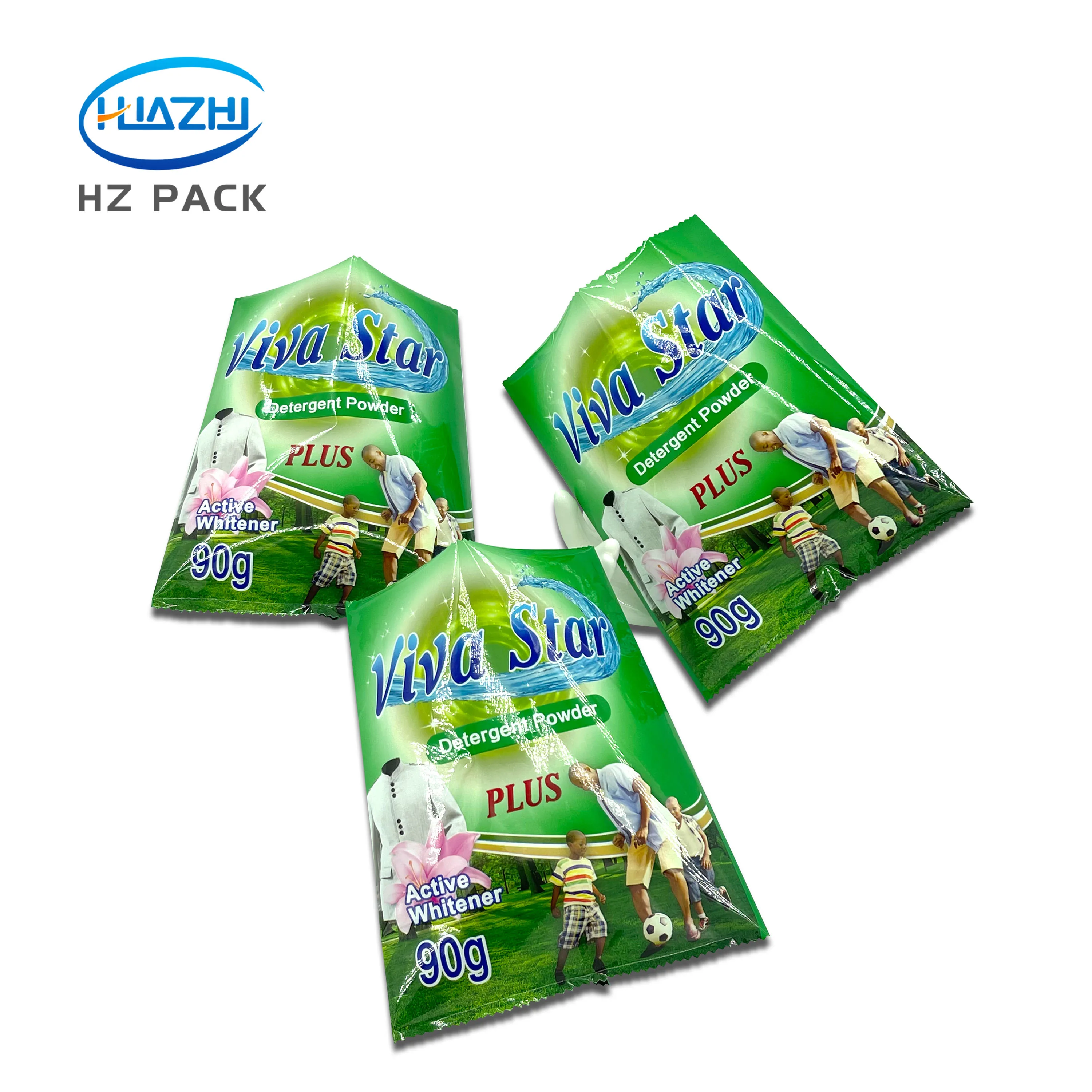 Custom 50g to 300g Flexible Plastic Packaging Film Roll Laundry Detergent Sachet Washing Powder Packaging Flim Roll Stock