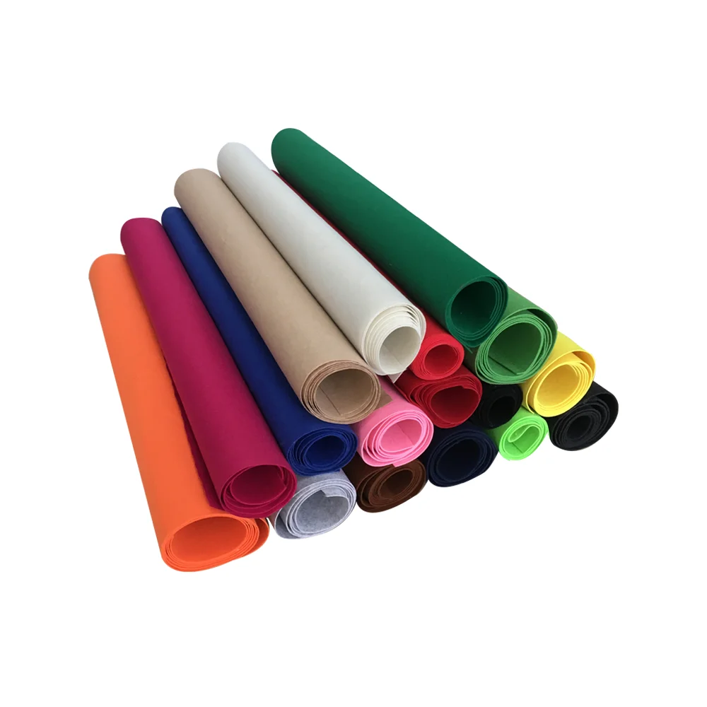 Different Thickness 1mm 2mm 3mm 4mm 5mm Polyester Felt Fabric Sublimation Wool Felt Blank Sheets