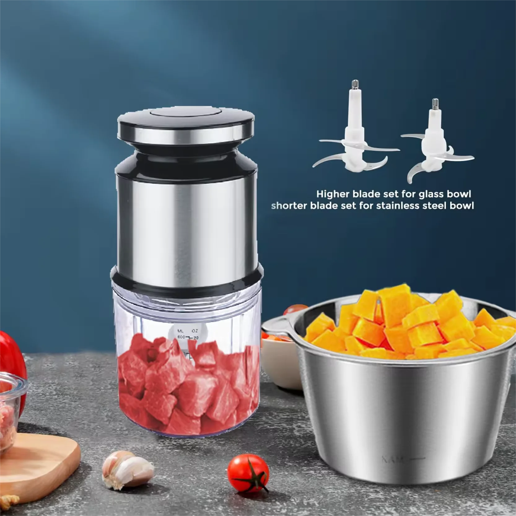 Kitchen Mini meat Grinder And Mixer Meat Grinders Slicers Food Processors Meat Grinder Machine