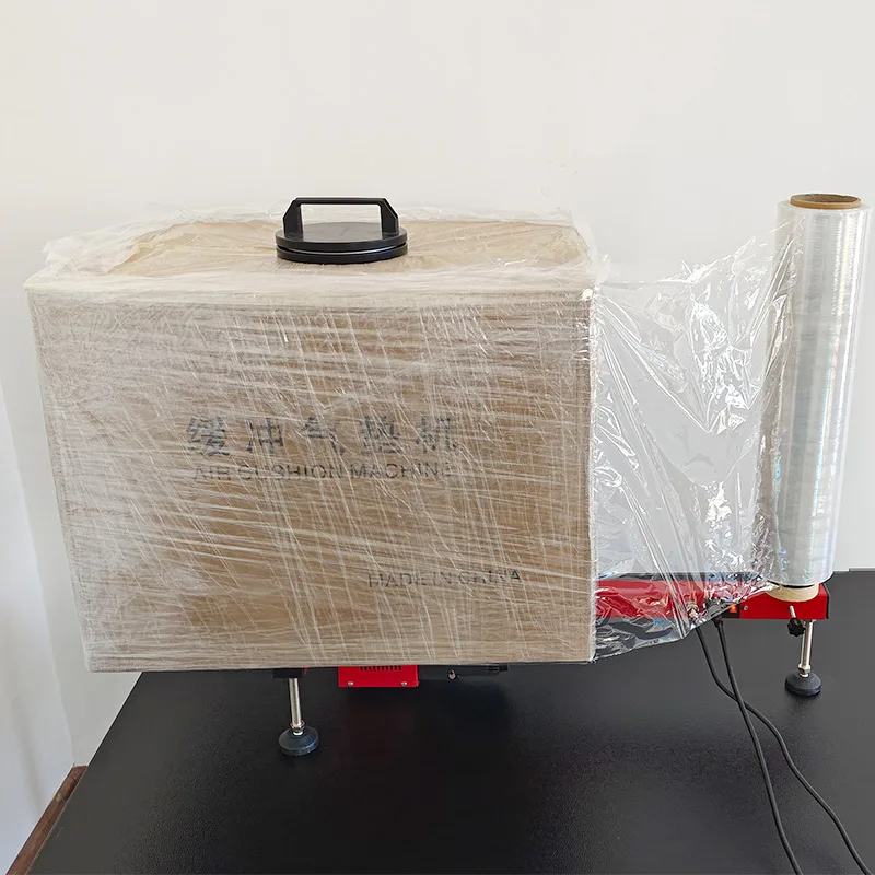 Turntable Plastic Carton Box Shrink Stretch Film Wrapping Machine