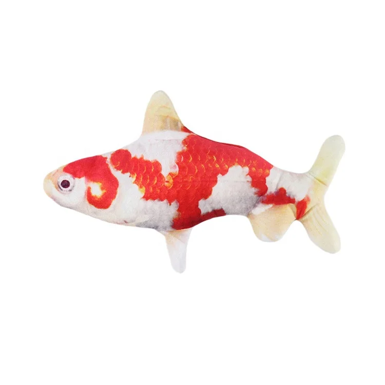 
Pet Cat Toy USB Charging Simulation Fish Toys Electric Moving Fish Cats Toy 