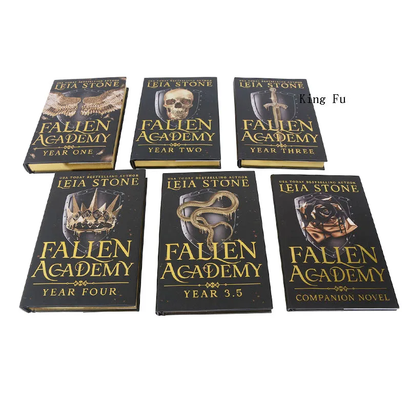 Case Bound Hardcover Book Novels Gold Foil Factory Wholesale  Cheap Custom Offset Printing