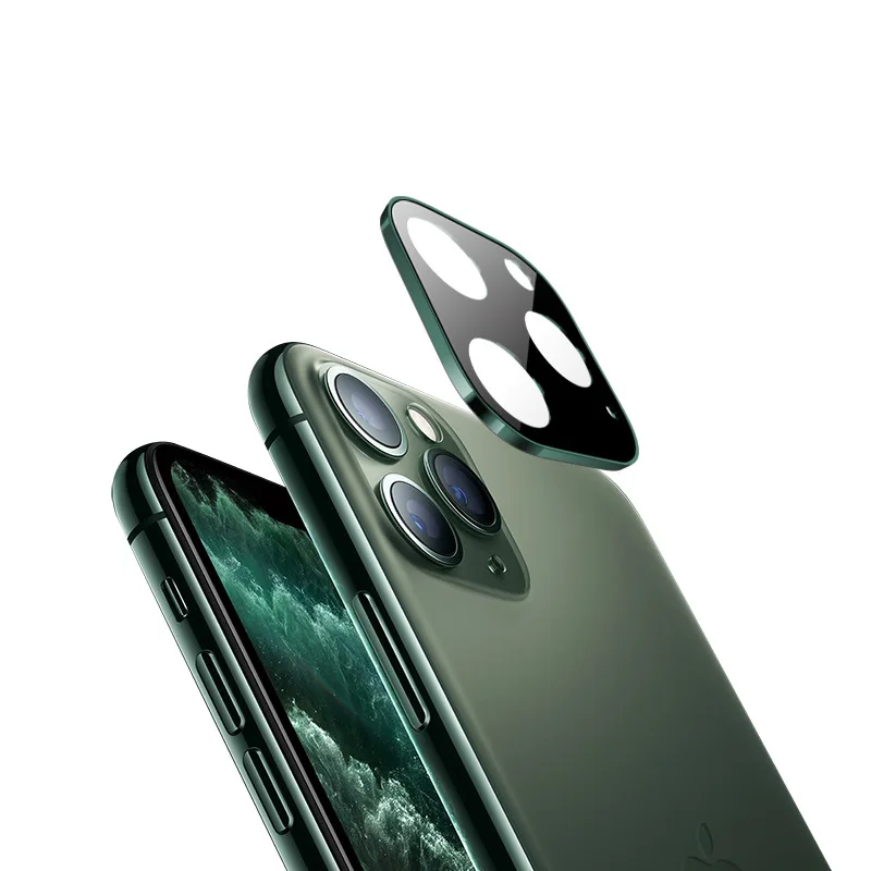 Лидер продаж на Amazon протектор экрана для объектива камеры с металлической рамкой iphone 11/11 pro/pro