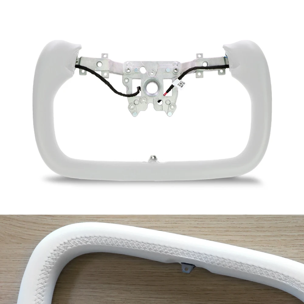 Vjoycar Steering Wheel Handle 377mm Heated For Tesla Model 3 Highland Sports Racing Model X Style Steering Wheels 2023 2024+