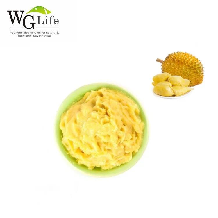 Factory supply 100% pure high quality frozen durian puree pulp