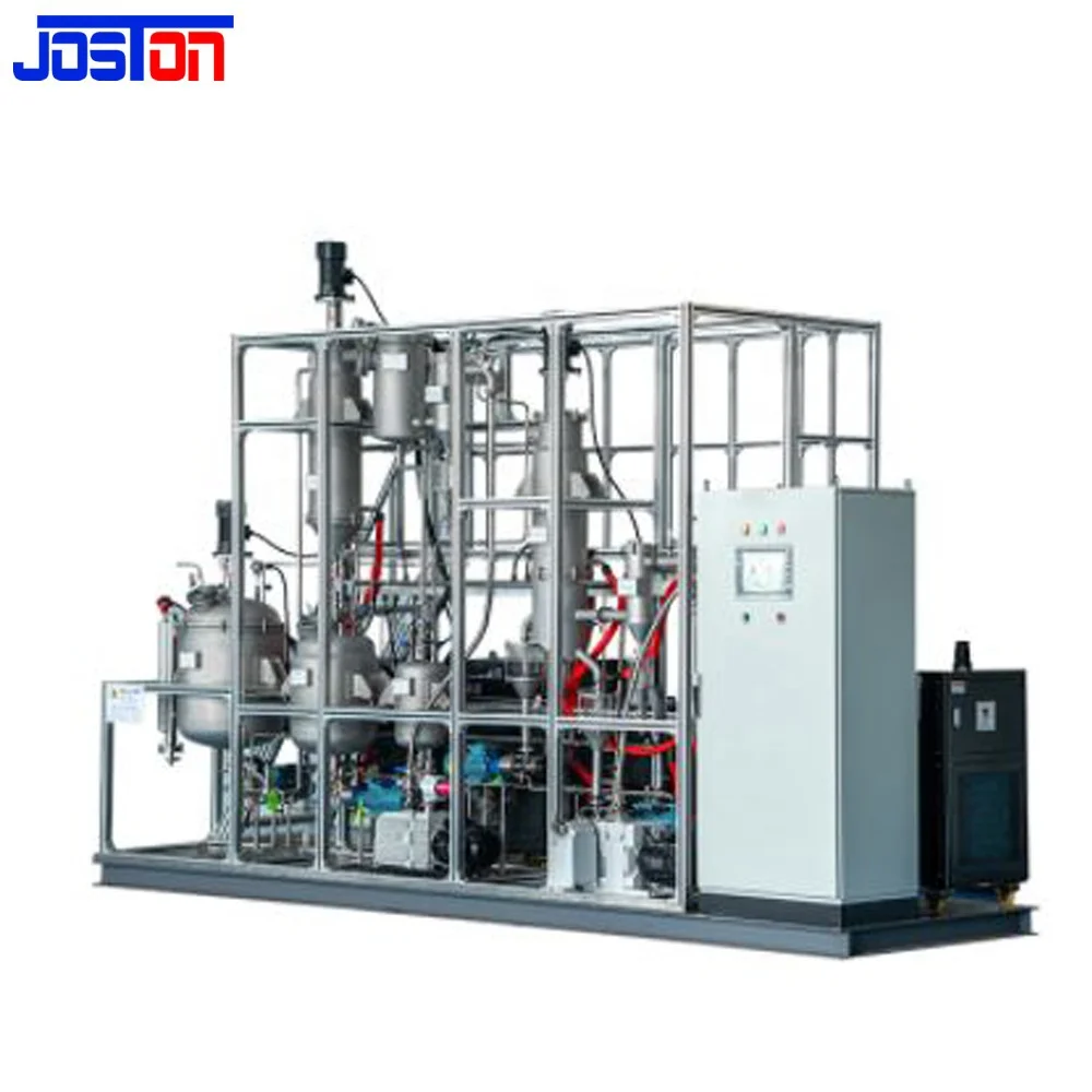 JOSTON SS316L hemp oil fish oil flower oil  Making Evaporator Agitated Film Vacuum short path Molecular Distillation machine