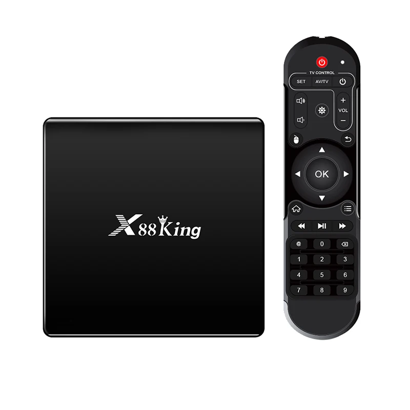 OEM новейший мощный процессор Amlogic S922X 6-core CPU X88 King с Android 9 0 4 Гб + 128 4K мини медиальной