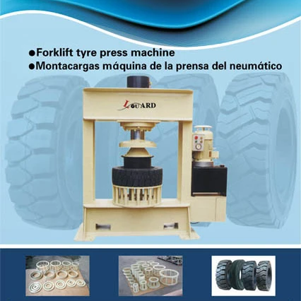 Гидравлическая пресс-машина для шин грузовых автомобилей, тонны
