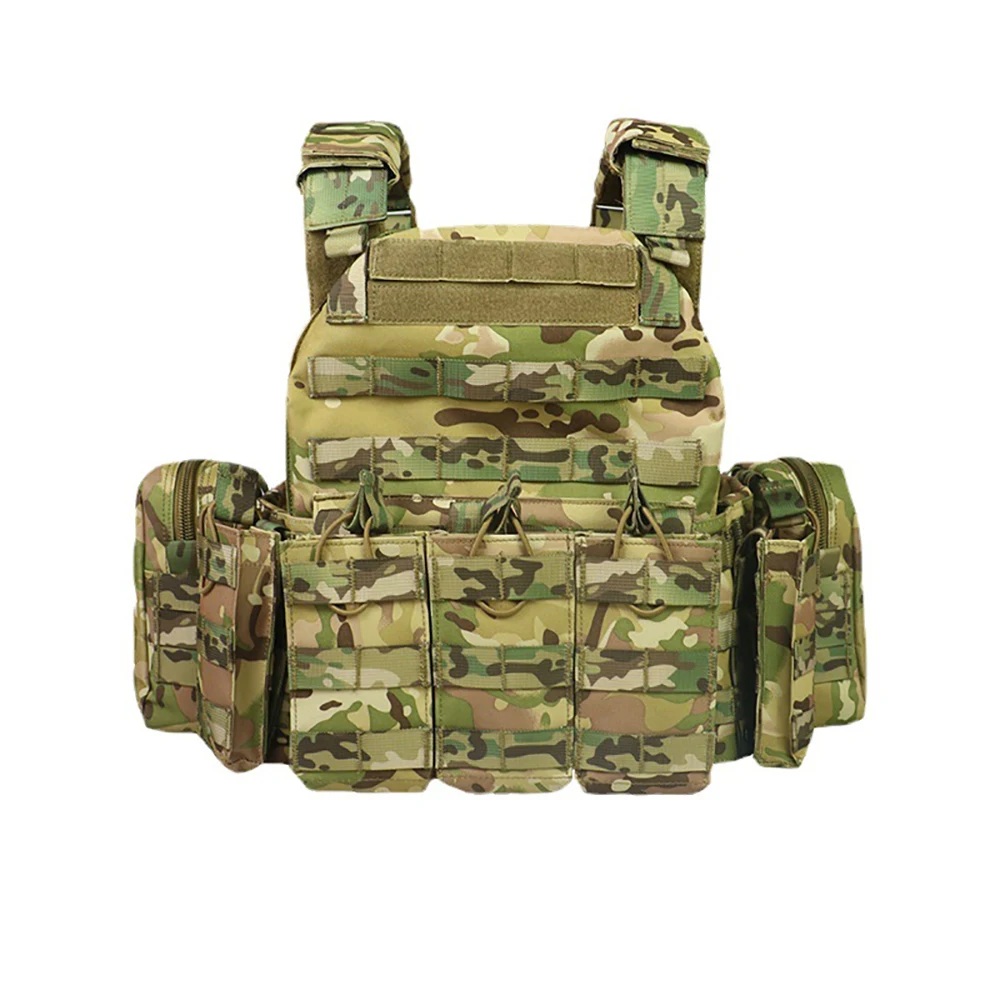 Outdoor Multi-function combination Tactical vest 1000D Molle System Camouflage Vest