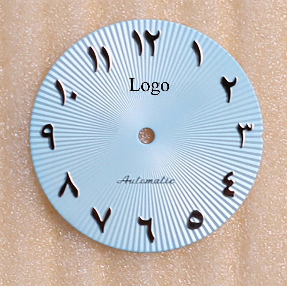 2024 new custom Dial watch NH35 mods no date arabic dial 28.5mm luxury watch for men