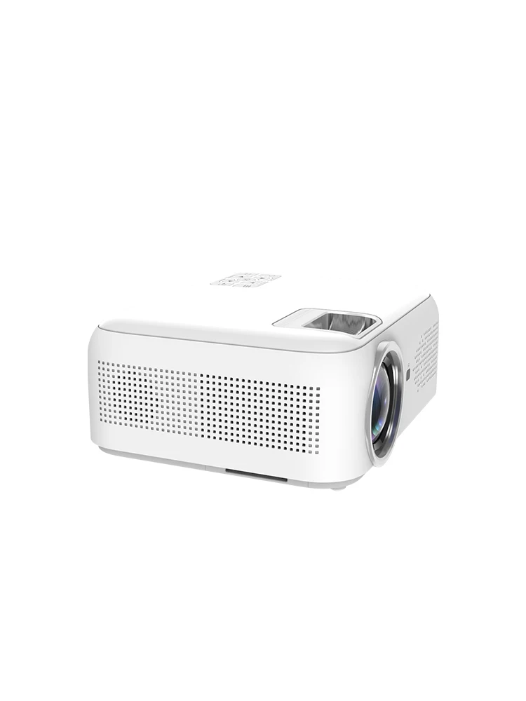 Lianjixing A8 Android Smart Mini Beamer Led Portable Projector Home for Smartphone Tablet Mobile Phone PC White Business