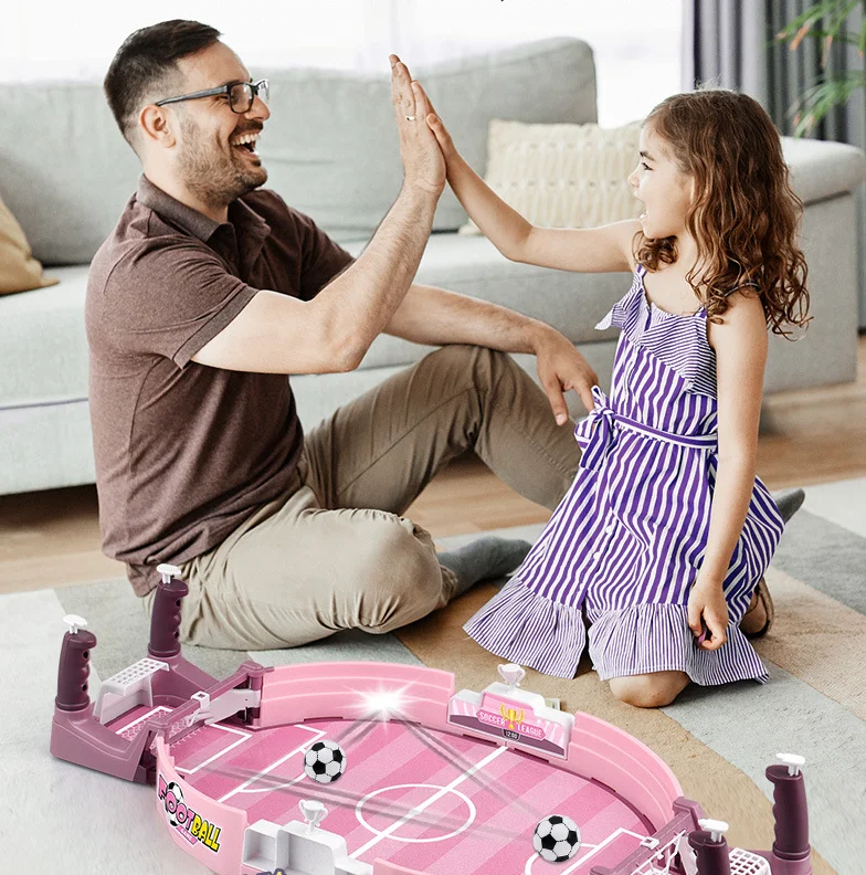 Mini Desktop Play Borad Toys Tabletop Soccer Play Ball Toys Mini Table Football Board Game