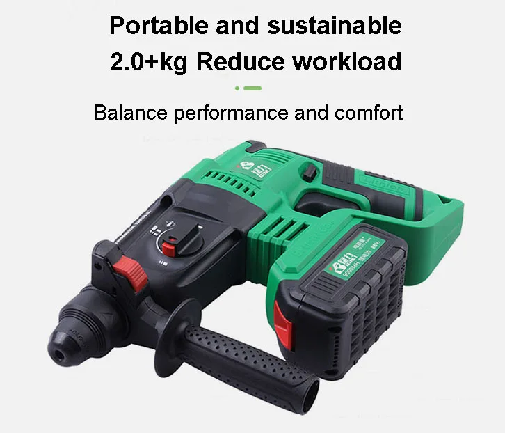 BINLI 88V  Large Strength Strong Multi-function  high Quality Impact Power Hammer dill
