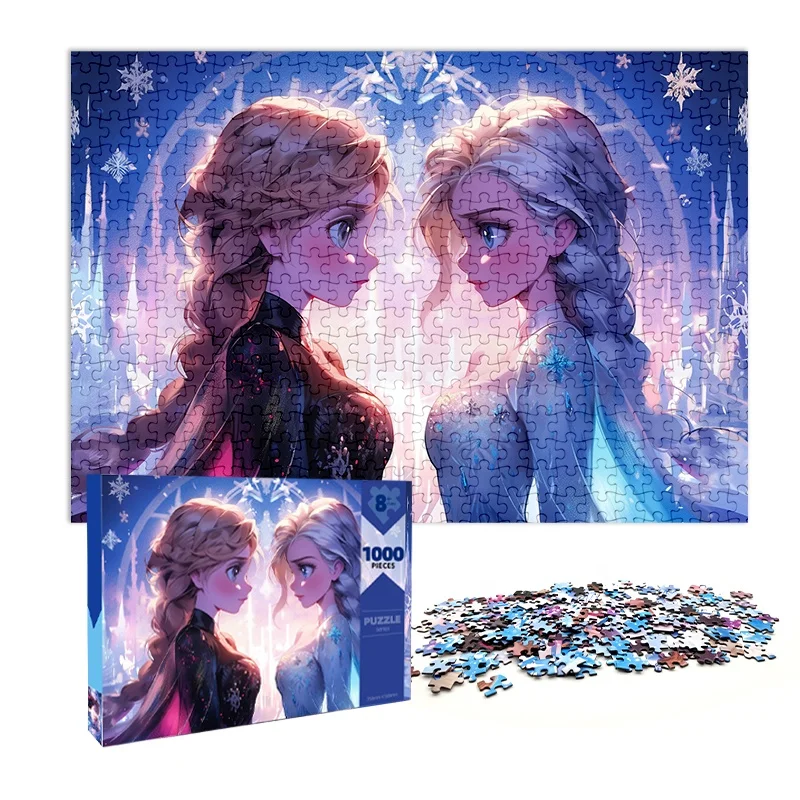 Производитель головоломок Senfutong oem производит детские образовательные и развлекательные головоломки для принцессы со льдом снегом