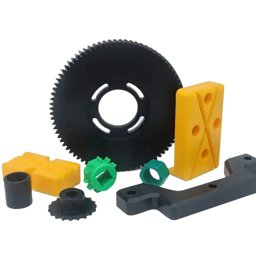 Impact-Resistant Polyethylene and ABS Self-Lubricating Polymer Pad Wear-Resistant Plastic Shaped Parts for Processing