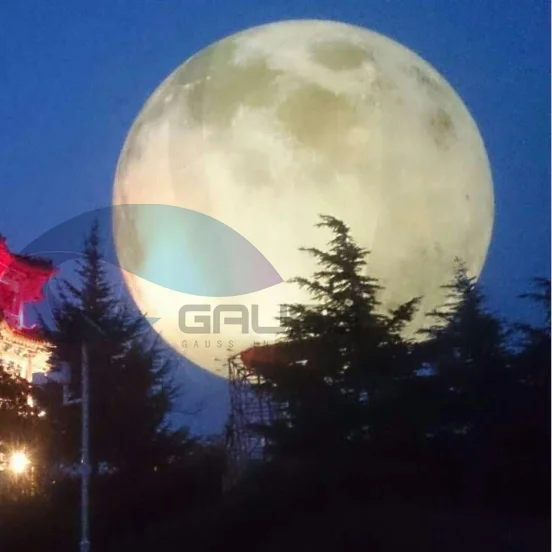 Outdoors park deco inflatable nine planets Space theme party deco inflatable moon earth balloon