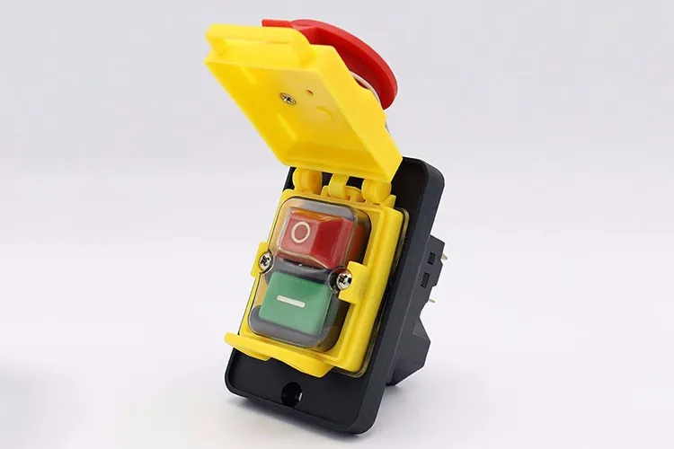 KEDU High Quality Three Phase Waterproof Electromagnetic Push Button Switch With CE,TUV Approved KJD18