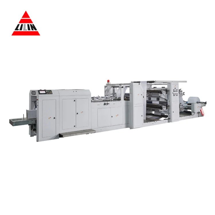 LSD-700B+LST-41100  Automatic High Speed  Flexo Printing Paper Bag Making Machine With Window