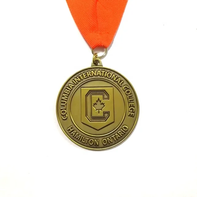 High quality custom zinc alloy sports running awards metal medal
