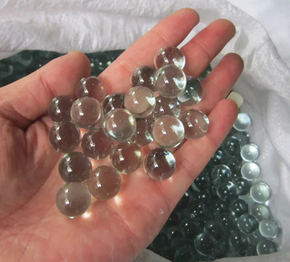 Wholesale Toy Solid Glass Ball Bottle Marble Coffee Tables Vases Floral Use Balls Glass Marbles