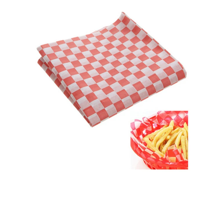 
Custom printed oilproof food wrap paper for burger, sandwich 