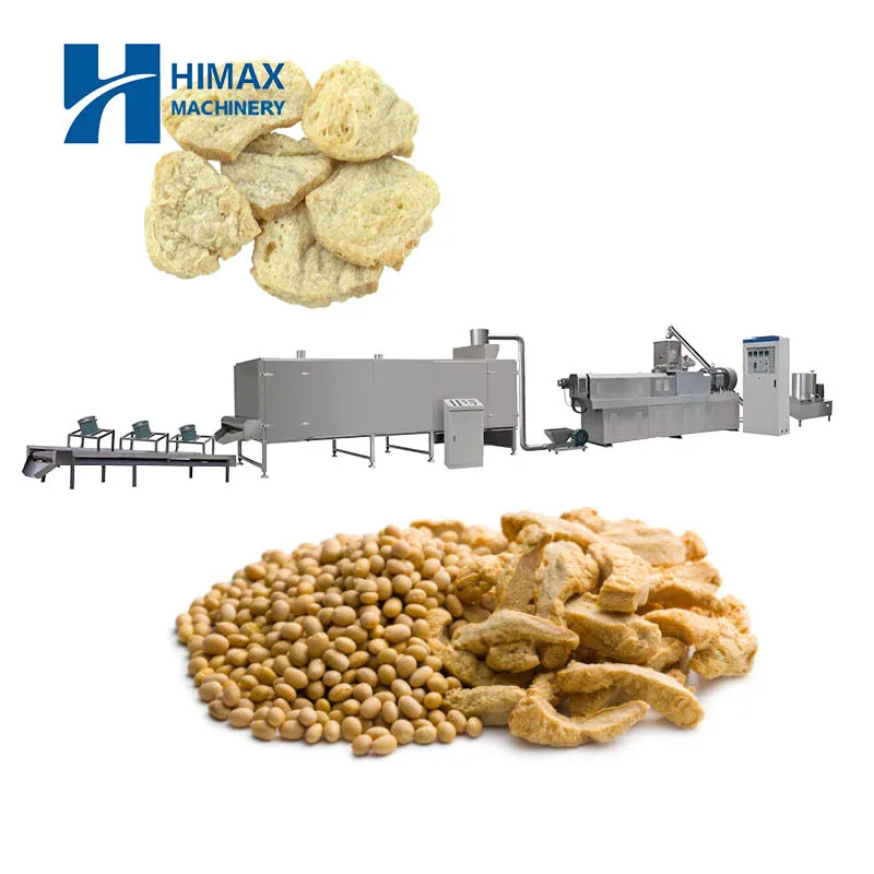 Soya Meat Extruder Machine Textured Soya Protein Making Machine Soya Chunks Extruder Machine Production Line