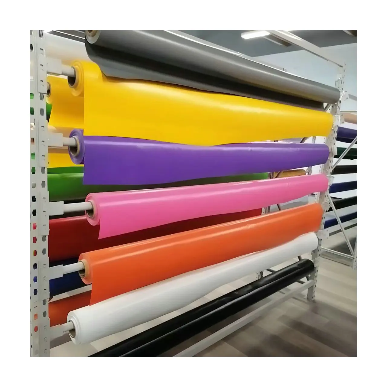 Sijiatex waterproof pvc coated polyester tarpaulin tear-resistant pvc fabric for fast roll up doors
