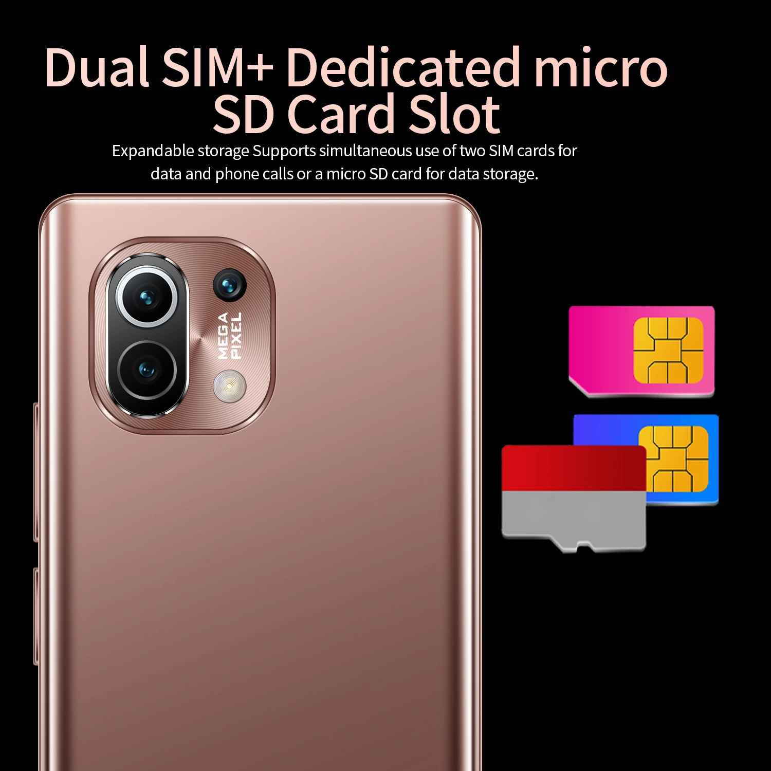 Hot Sell 12GB+512GB M12 PRO 5G Smartphone Dual SIM Deca Core 7.2 Inch Big Screen Android Mobile Phone