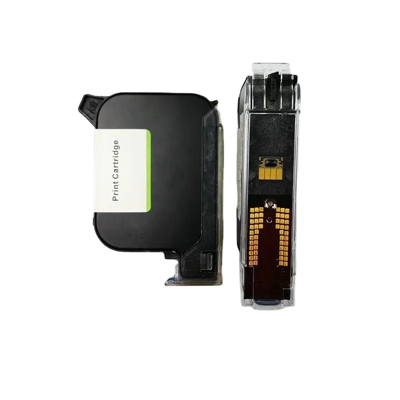 Made in China 42ml/12.7mm black solvent based ink cartridge for industrial inkjet printers