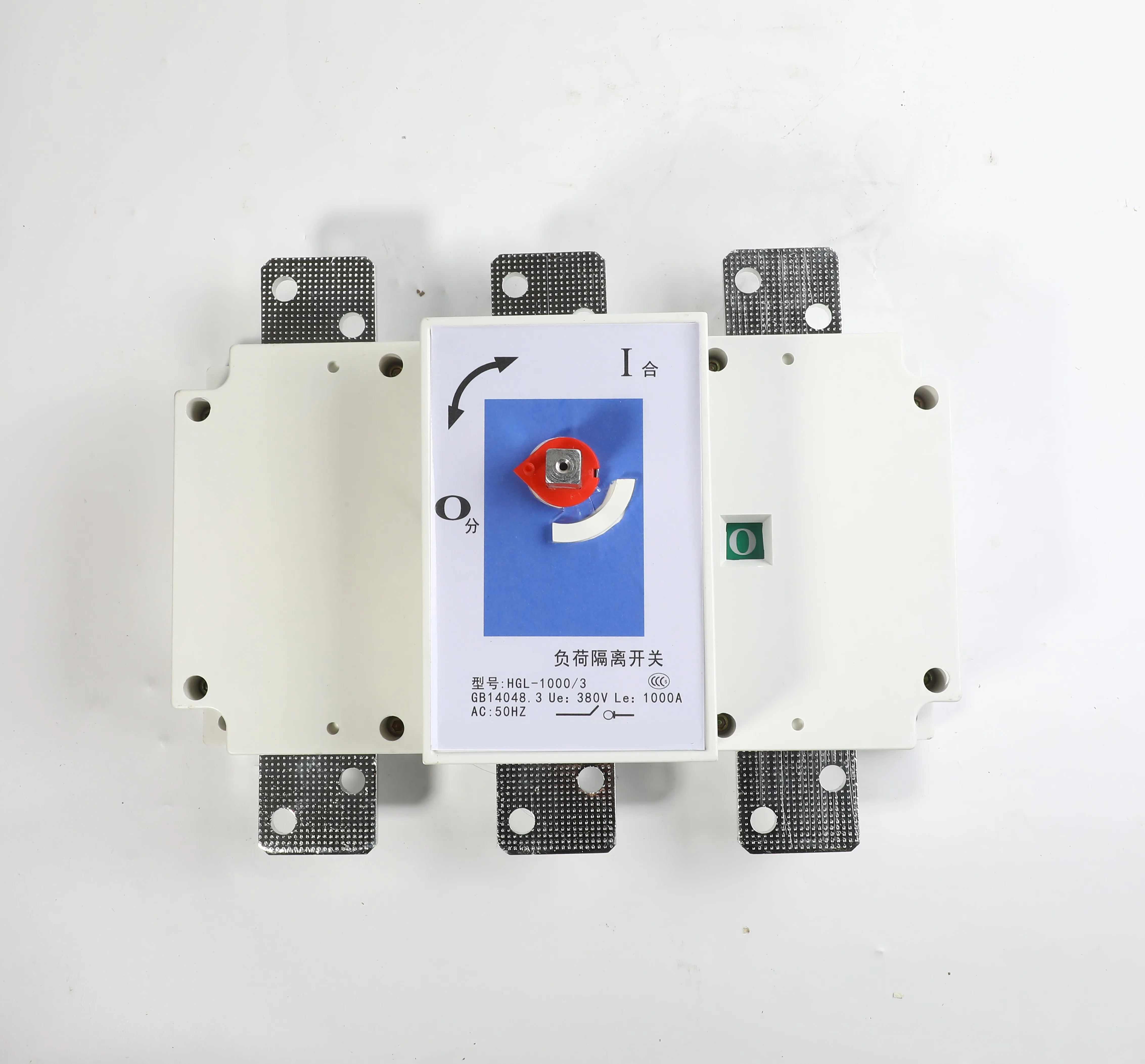 3P 400V HGL Negative Isolation Switch Three-phase 63A Knife Switch Manual Single-throw Transfer Load Switch