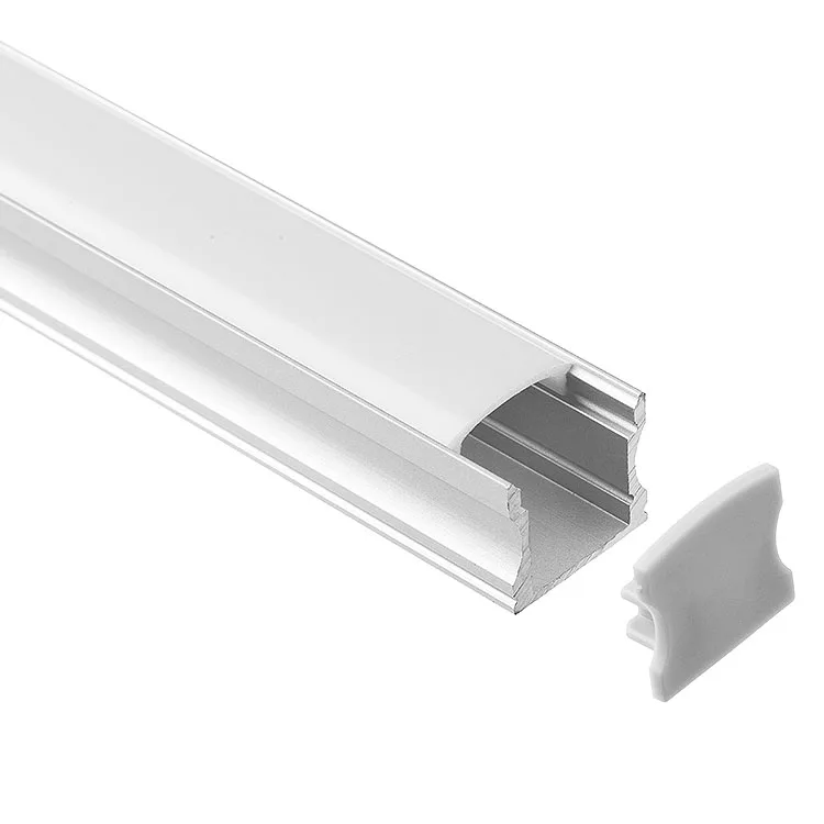U Shape aluminum led profile with warm white 3000K strip light led