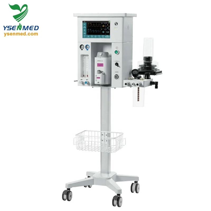 YSAV-BG20V Ysenmed veterinary equipment anesthesia machine mobile portable small animals vet anesthesia trolly anesthesia vet