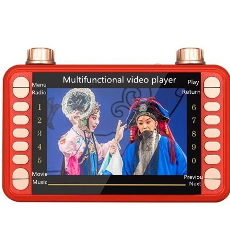oem/odm movie music usb tf card 64gb FM Radio speaker Multifunctional video player