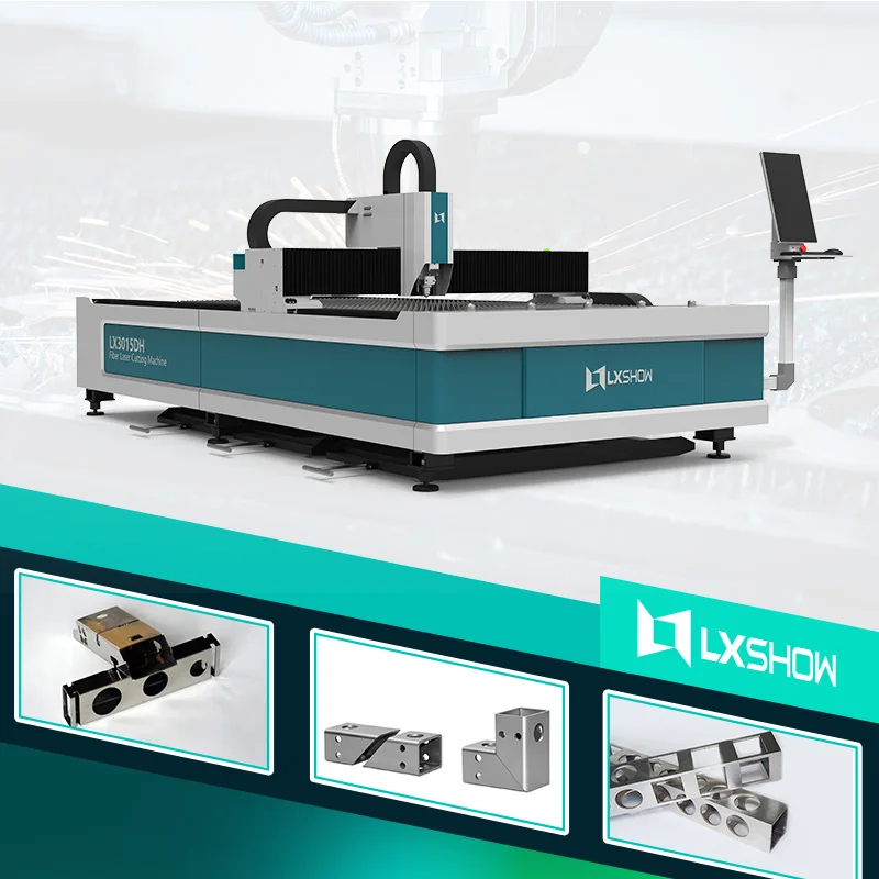 2023 Lxhsow cheap metal laser cutting machine 1000w 2000w 4000w 8kw cnc leaser laser cutting machine for metal stainless steel
