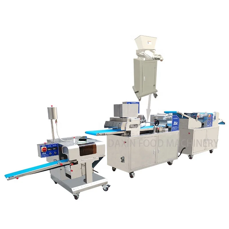 Grain Product Making Machine Automatic BBQ Chicken Pau Making Production Line Black Sesame Lava Pau Forming Machine