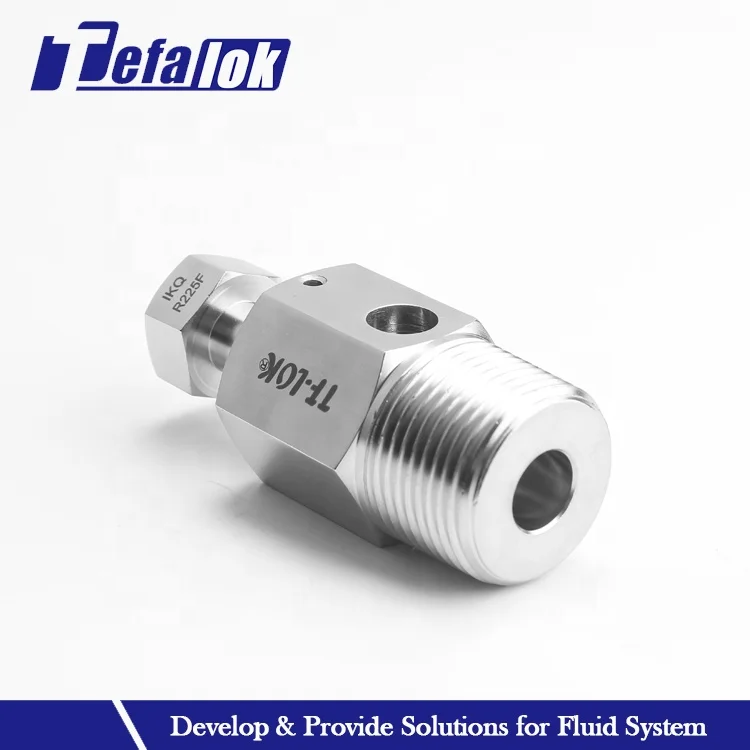 Swagelok type air drain valve