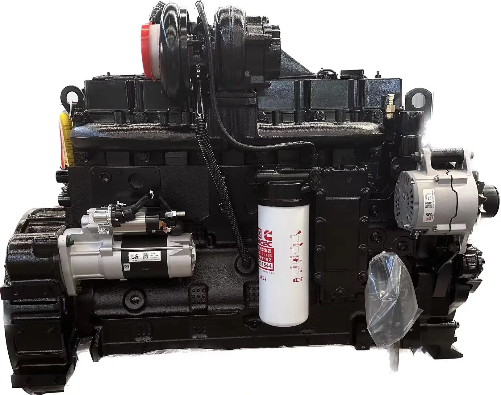 SAA6D107E-1 complete diesel engine assy used for Komatsu pc200-8, pc220-8, PC200LC-8 6D107 complete engine