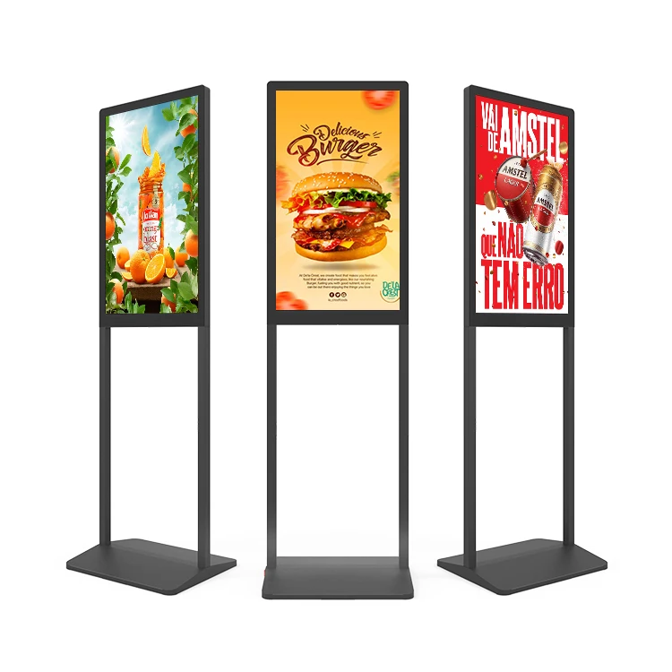 hushida vertical advertising totem stand advertising screens advertising display