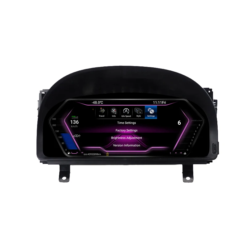  Автомобильный цифровой спидометр 2 + 32G с ЖК-дисплеем на базе Android для Alphard 2008-2014 20 series