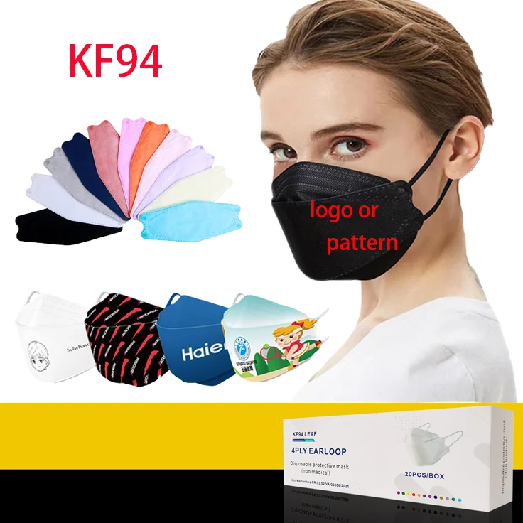 Purple Pink Mask Printed Light Colors Mask Hot Pink Grey Custom Cor Masc Black Azul Customized Anhui Kf94