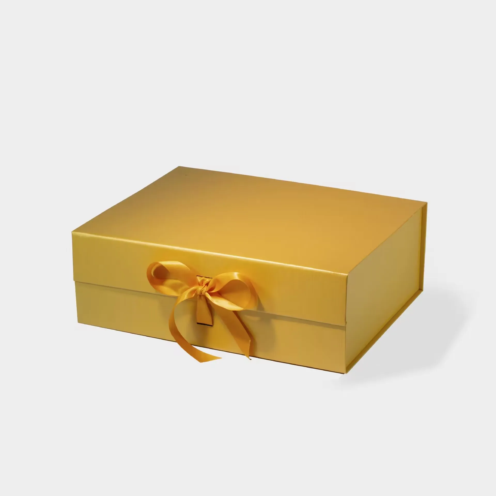 Custom Foldable Cardboard Biodegradable Environmental Cardboard Foldable Gift Box Custom Print Paper Clamshell Magnetic Gift Bo