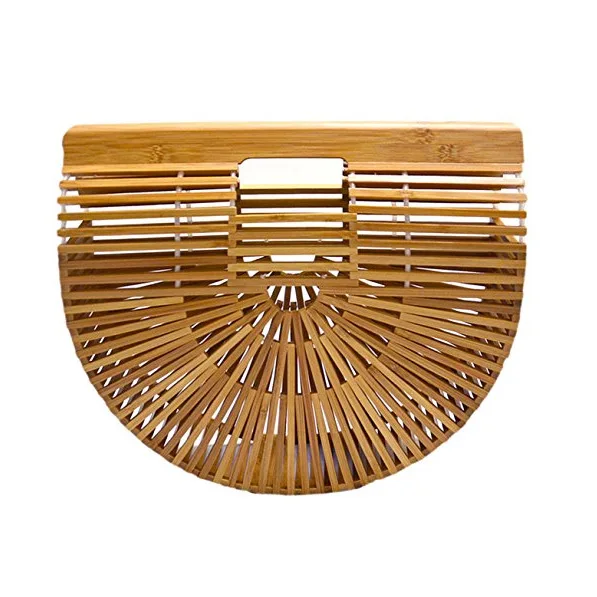 
Новая модная женская бамбуковая сумка ручной работы большая сумка-тоут 