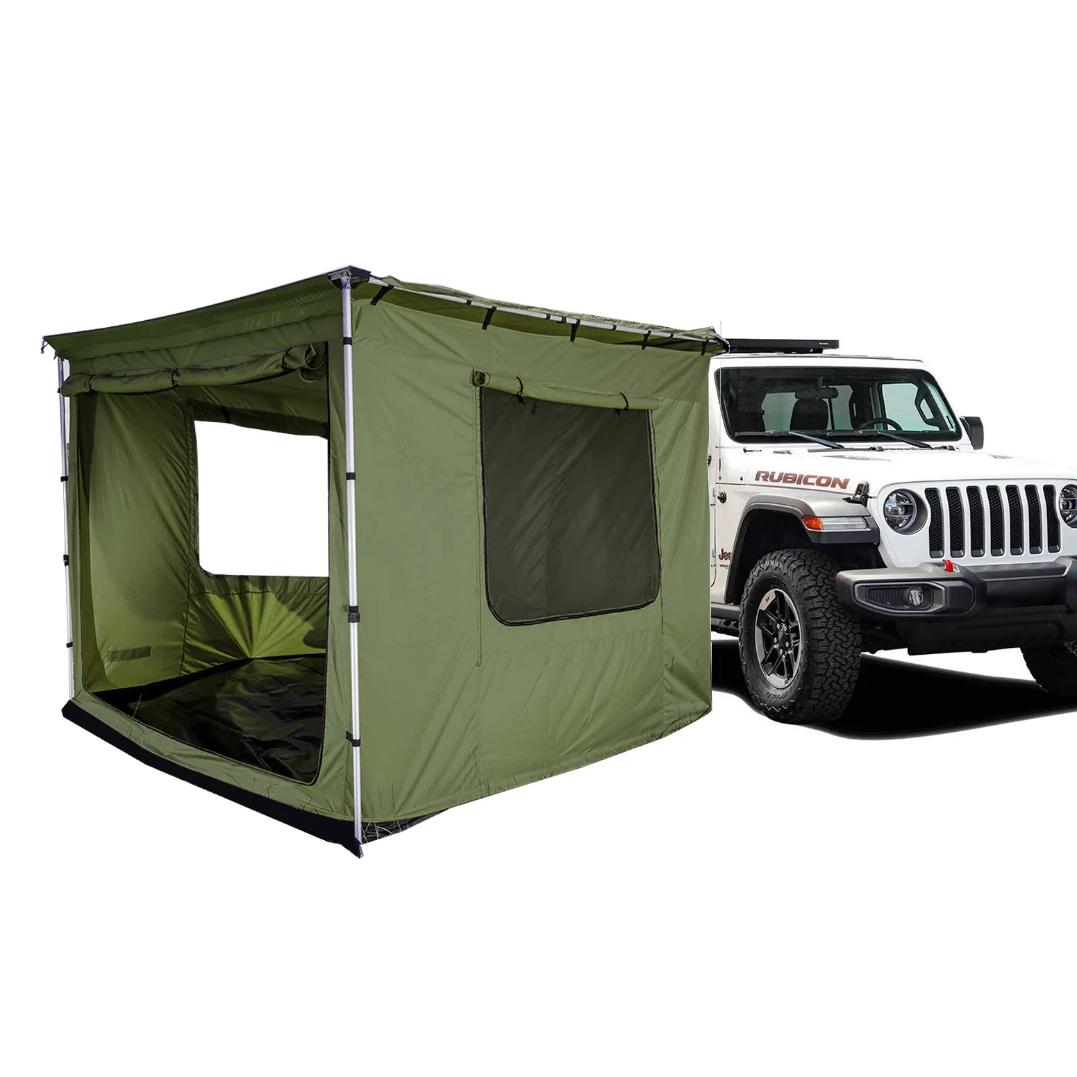 Waterproof Sun Shade Aluminum Pole Awning Room Sliding Outdoor Suv Auto Roof Tent
